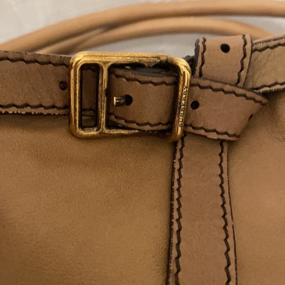 EXTREMELY RARE Burberry tan leather crossbody bag - Picture 4 of 16
